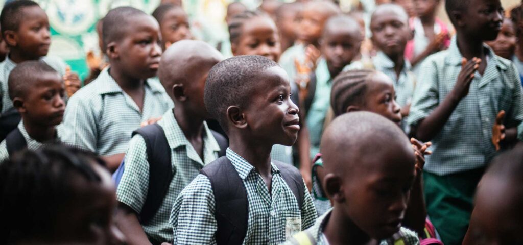 Students in Sierra Leone